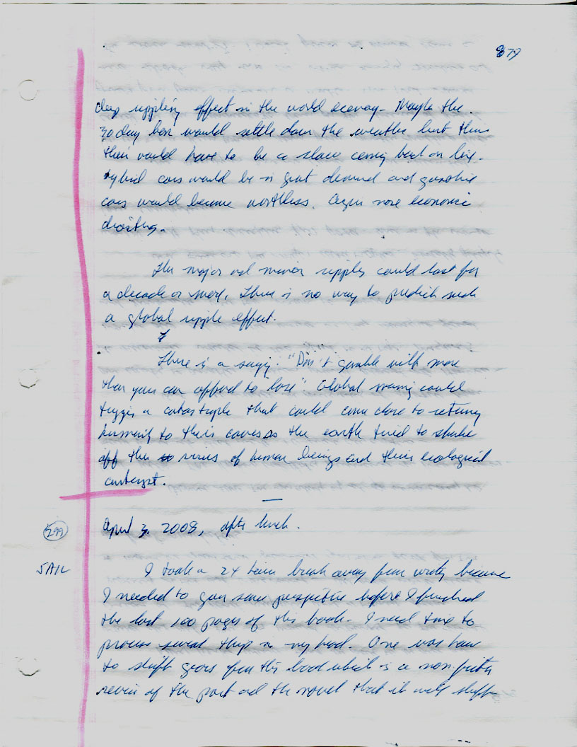 Dr John WorldPeace 2008 Prison Journal